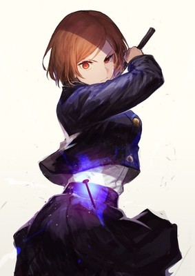 Anime girls art 2d portrait display nakamura eight Custom Gaming 11x17 Poster
