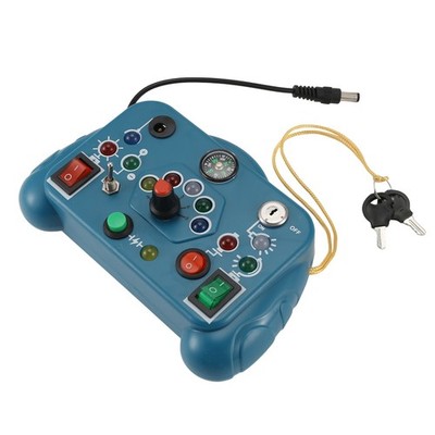 NEU Busy Board Sensory Toys Cartoon mit LED-Lichtschalter-Steuertafel Reise7652