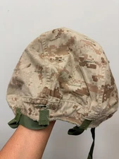 USMC REVERSIBLE WOODLAND & DESERT COVER FOR USMC LIGHTWEIGHT HELMET - Size M/L