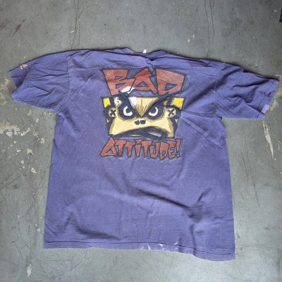 bad boy club bad attitude Y2K VTG VINTAGE surf surfing tee shirt T