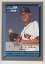 2006 Bowman Draft Draft Picks Gold Justin Masterson #DP12 d0u