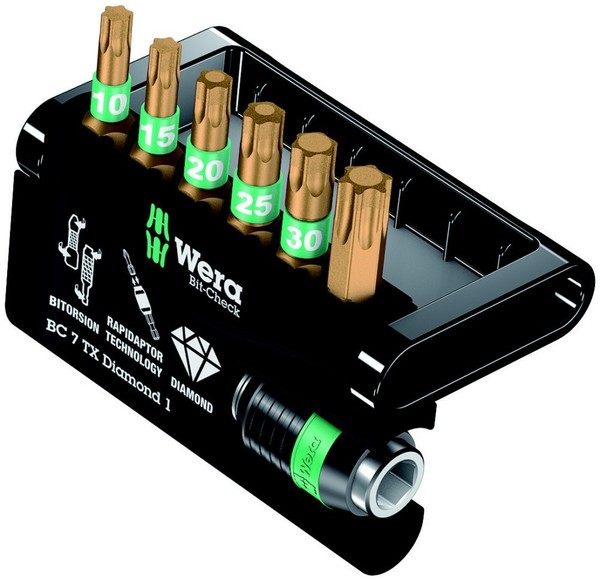 Wera Werk Bit-Check Bit-Check 7 TX Diamond 1 Bitsortimente 05057415001-image