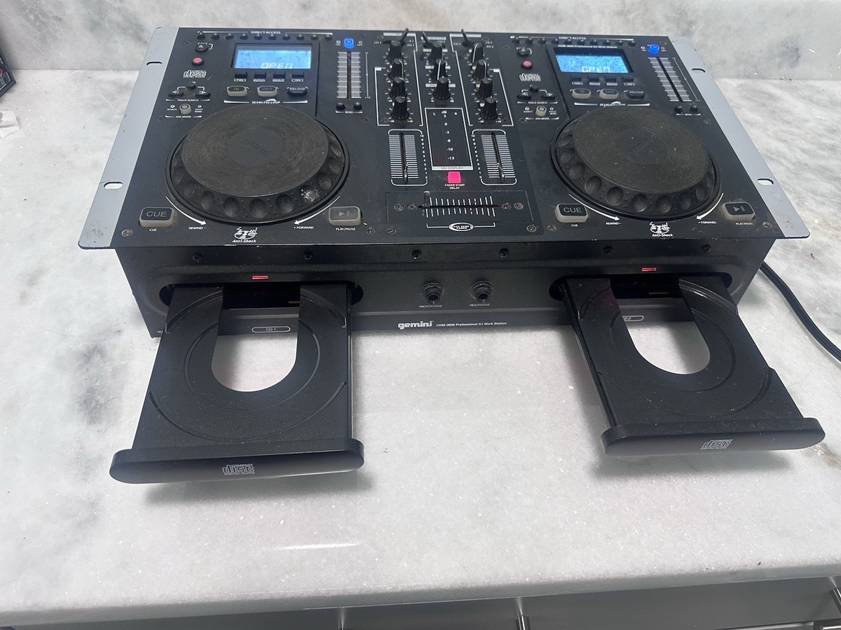 ジャンク　DJコントローラー gemini CDM-3600 ジェミナイ CDJ DJコントローラー gemini CDM-3600 ジェミナイ CDJ ジャンク
