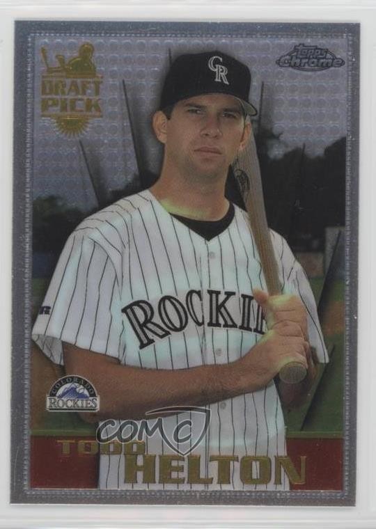1996 Topps Chrome Todd Helton #13 HOF 04xs