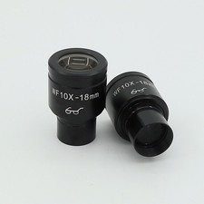 WF10X High  Eyepoint Widefield Eyepiece, 18mm FN, 23.2mm Mount for Biological
