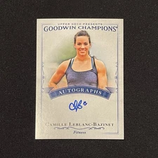 2016 Upper Deck Goodwin Champions Camille Leblanc-Bazinet Auto Autograph #ACL