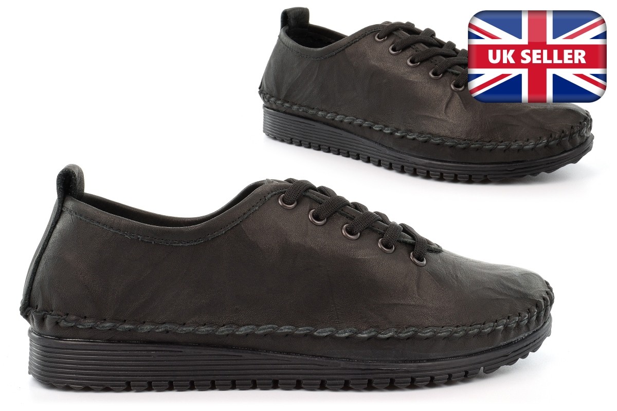 SAOLA Scarpe donna pelle ragazza scuola scarpe donna pelle interno suola gomma