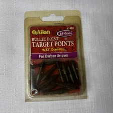 Allen 1468 Bullet Point Archery Target Points 9/32" 85 Grain - Box of 12 NIB