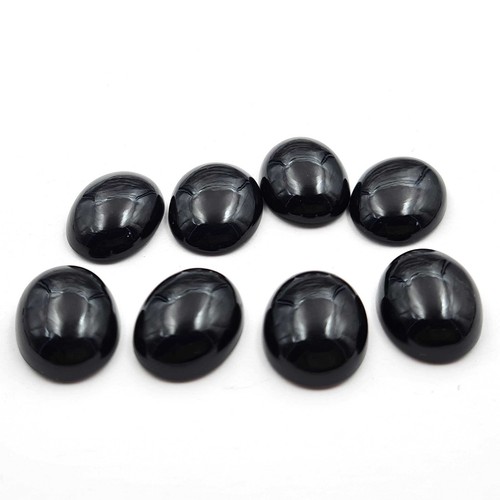 Lot De 10 Cabochons Oeil De Tigre Naturel - Ovale 8x16mm, Poli, Qualité AA++, Origine Inde/Australie