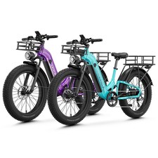 26'' 1800W Electric Bike Mountain Bicycle Fat Tire 48V 17.5Ah for Adult ebike