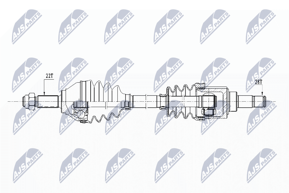 Fits NTY NPW-WW-153 DRIVESHAFT - Image 4
