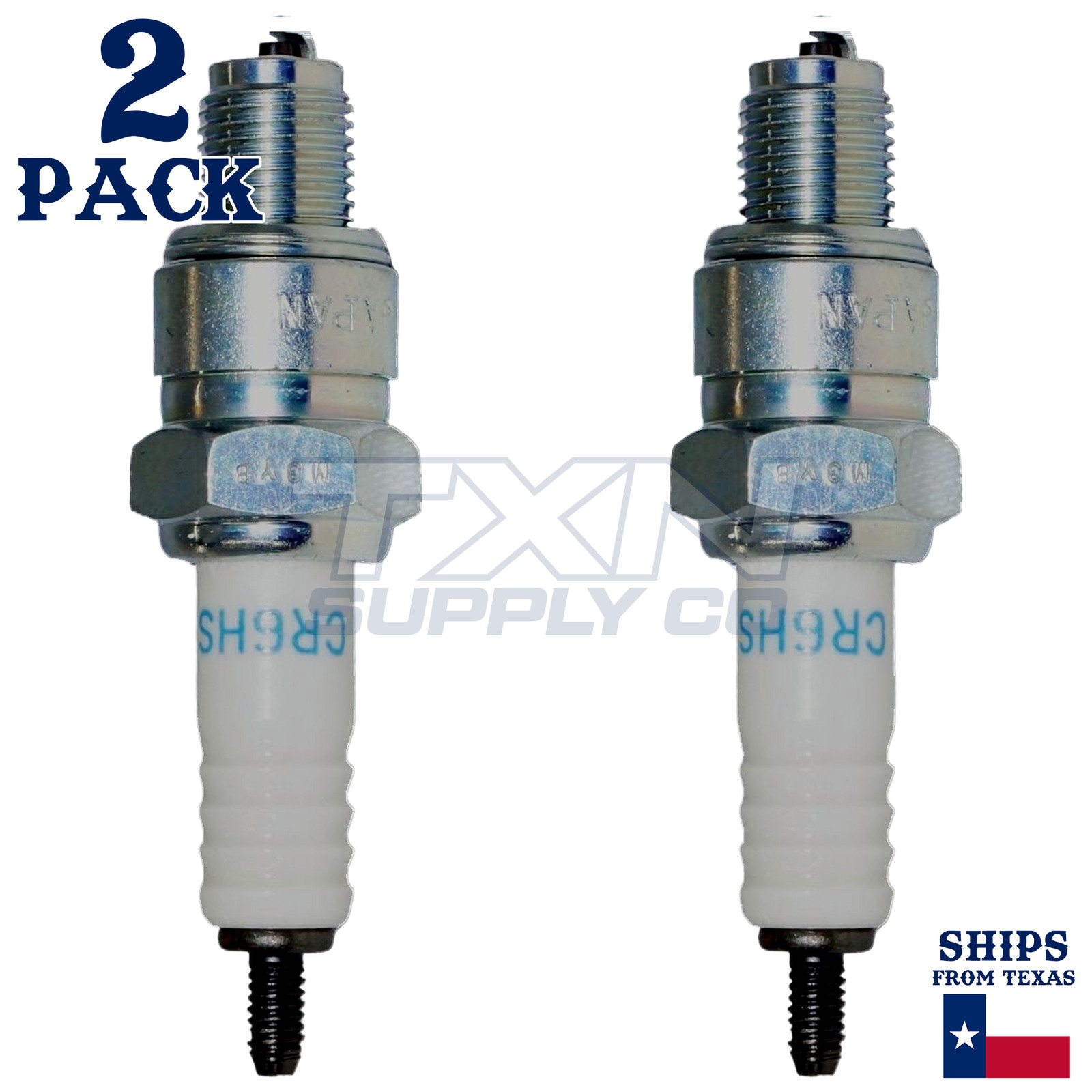 NGK 7023 CR6HS Spark Plugs 2 Pack