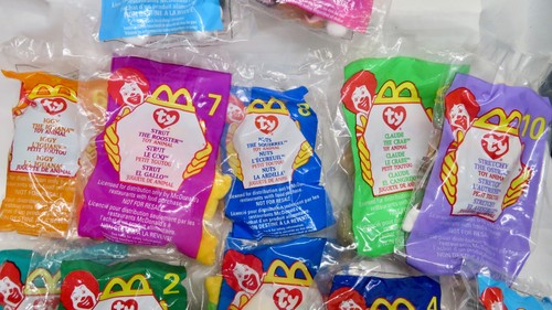 VTG 1999 TY Beanie Babies McDonald’s Happy Meal Toy Complete Set Of 12 - Picture 4 of 5