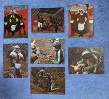 Vintage Kamen Rider Card Colonel Zol/Wolf Series 7-Piece Set