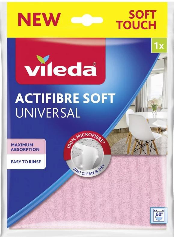 4023103240865 VILEDA ТЕКСТИЛЬНОЕ ВОЛОКНО ACTIFIBRE МЯГКОЕ УНИВЕРСАЛЬНОЕ VILEDA 3190₽
