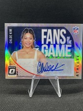Chloe Kim 2018 Panini Optic Fans Of The Game Holo Auto /15 Snowboarder Olympics