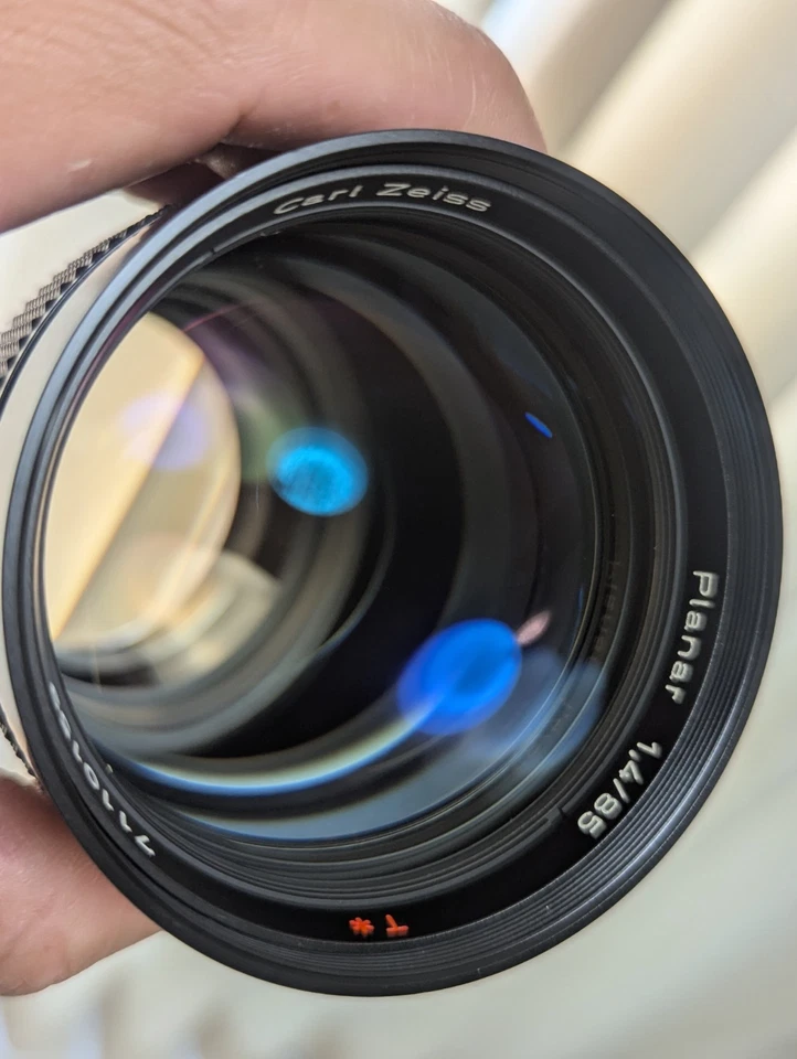 Raro MMG [Casi Como Nuevo con Capucha] Contax Carl Zeiss Planar T* 85mm f1.4 C/Y Japón 84 Foto 4 de 4