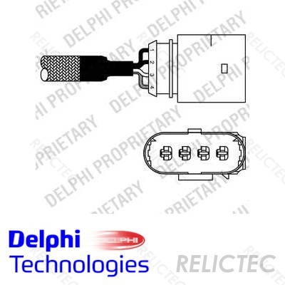 Oxygen O2 Lambda Sensor VW Seat Skoda Audi:GOLF IV 4,BORA,POLO,OCTAVIA I 1 - Picture 1 of 2