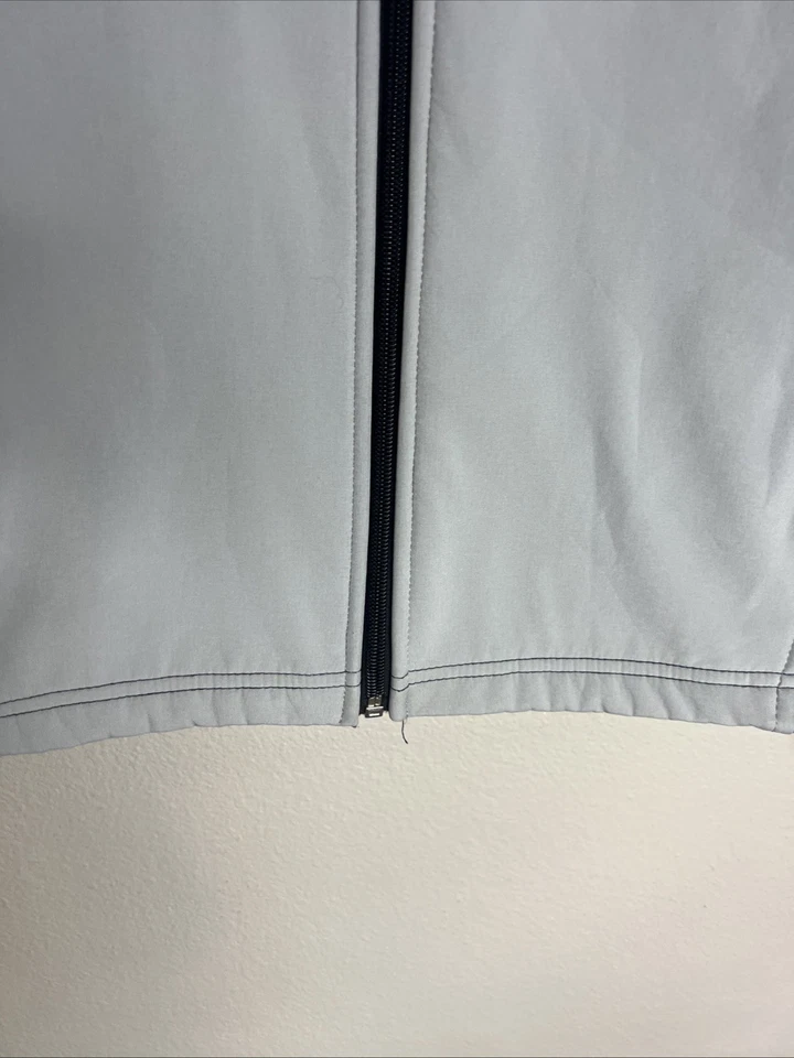 Ohio State Varsity Authentic Apparel Mens Jacket Size Medium Gray Black Full Zip - Image 2 of 4