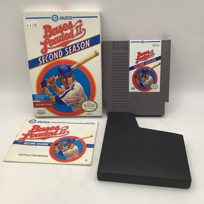 Bases Loaded II 2 Second Season Nintendo NES 1989 Cartridge