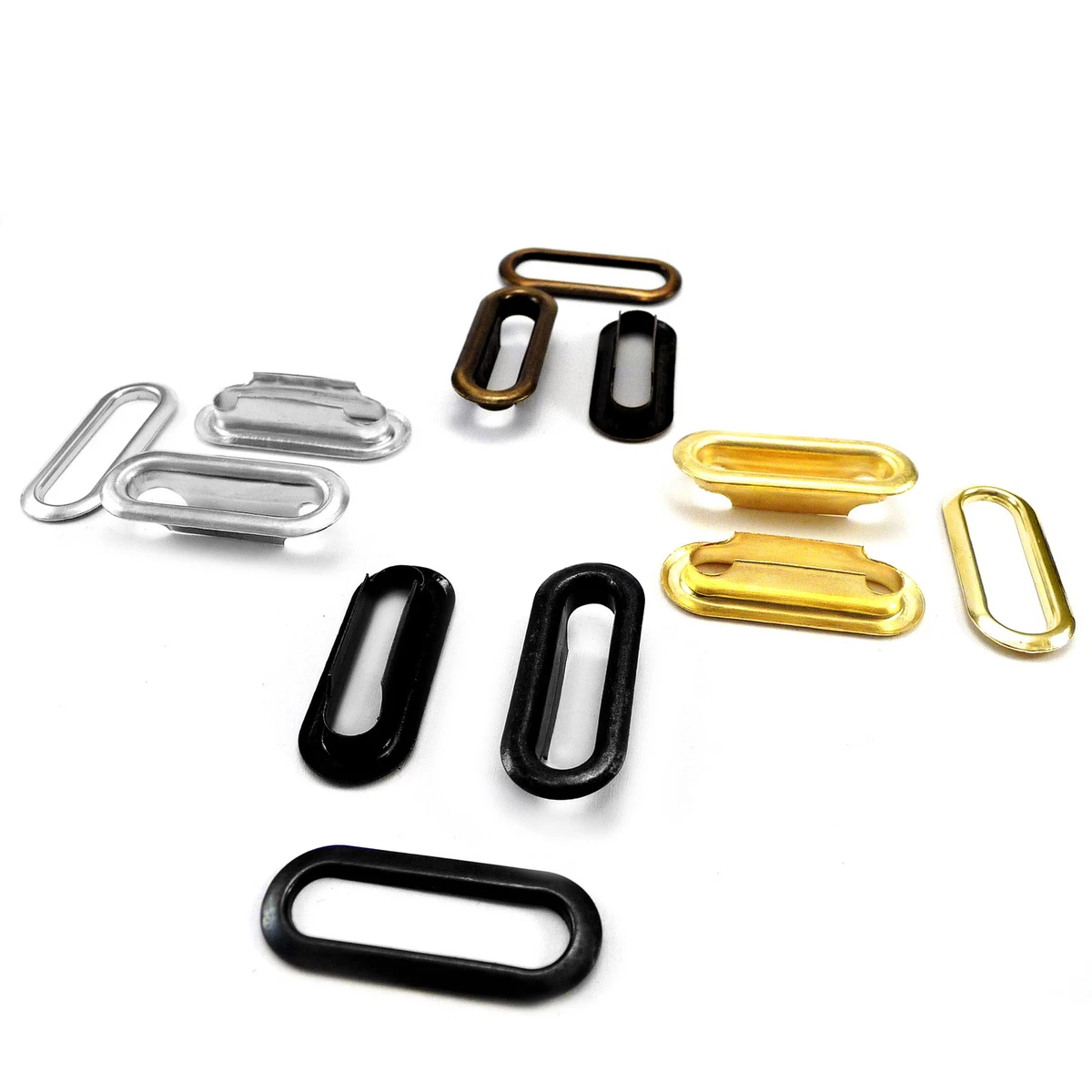 Black on sale metal eyelets