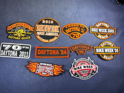V7-79 MOTORCYCLE PATCH - LOT OF 10 - MIXED BIKE WEEKS