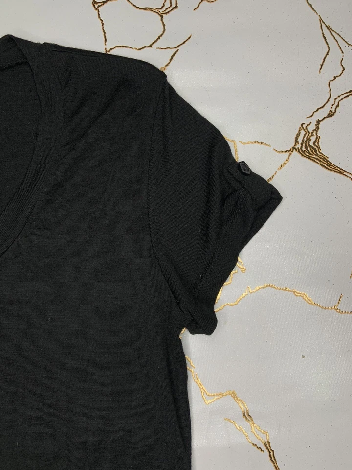 Mountain Equipment Co-op Damen schwarzes 100 % Wolle T-Shirt Größe Small - Bild 4 von 4