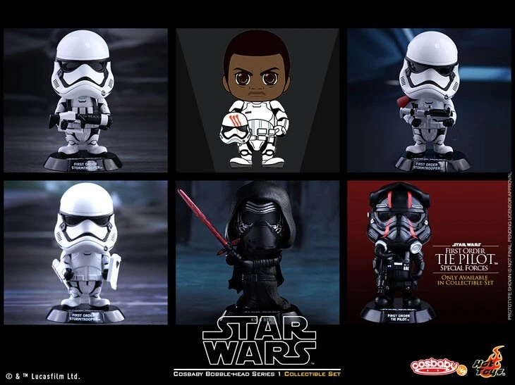 Hot Toys COSB234-238 Star Wars: El Despertar de la Fuerza Cosbaby Bobble-Head Serie 1 Foto 3 de 4