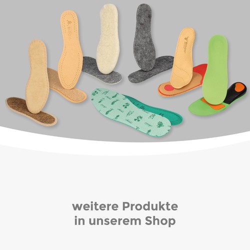 Orthopädische Leder Einlagen Spreizfuß Senkfuß Latex Aktivkohle BISON - Bild 7 von 7