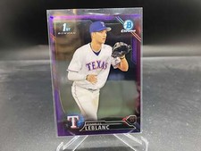 Charles Leblanc 2016 Bowman Draft Chrome Purple BDC-103 /250 Rangers 1st
