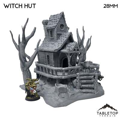 Witch Hut - Fantasy Tabletop Terrain 