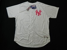 Authentic New York Yankees Mothers Day FLEX BASE Jersey RARE! 60
