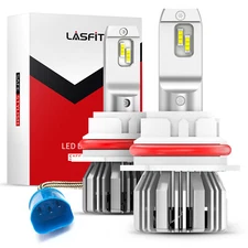 Lasfit 9007 HB5 LED Headlight Bulb High Low Beam for Nissan Frontier 2001-2025