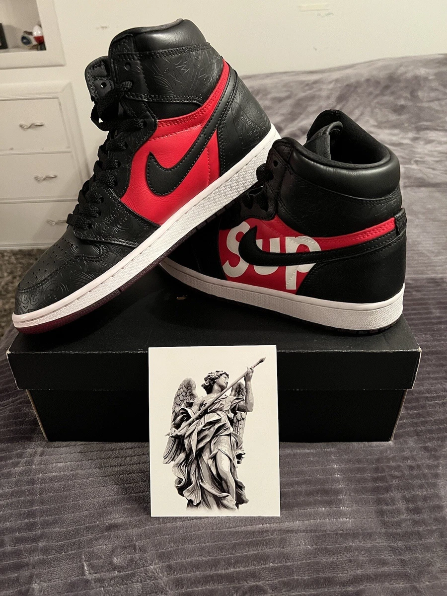 supreme custom jordans