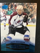 15-16 UD Overtime Hockey Blue Parallel SP 10 Matt Duchene