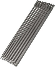 8pcs 200mm 7.9" Magnetic Long  Torx Bit Set T8 10 15 20 25 27 30 40 -  1/4'' Hex