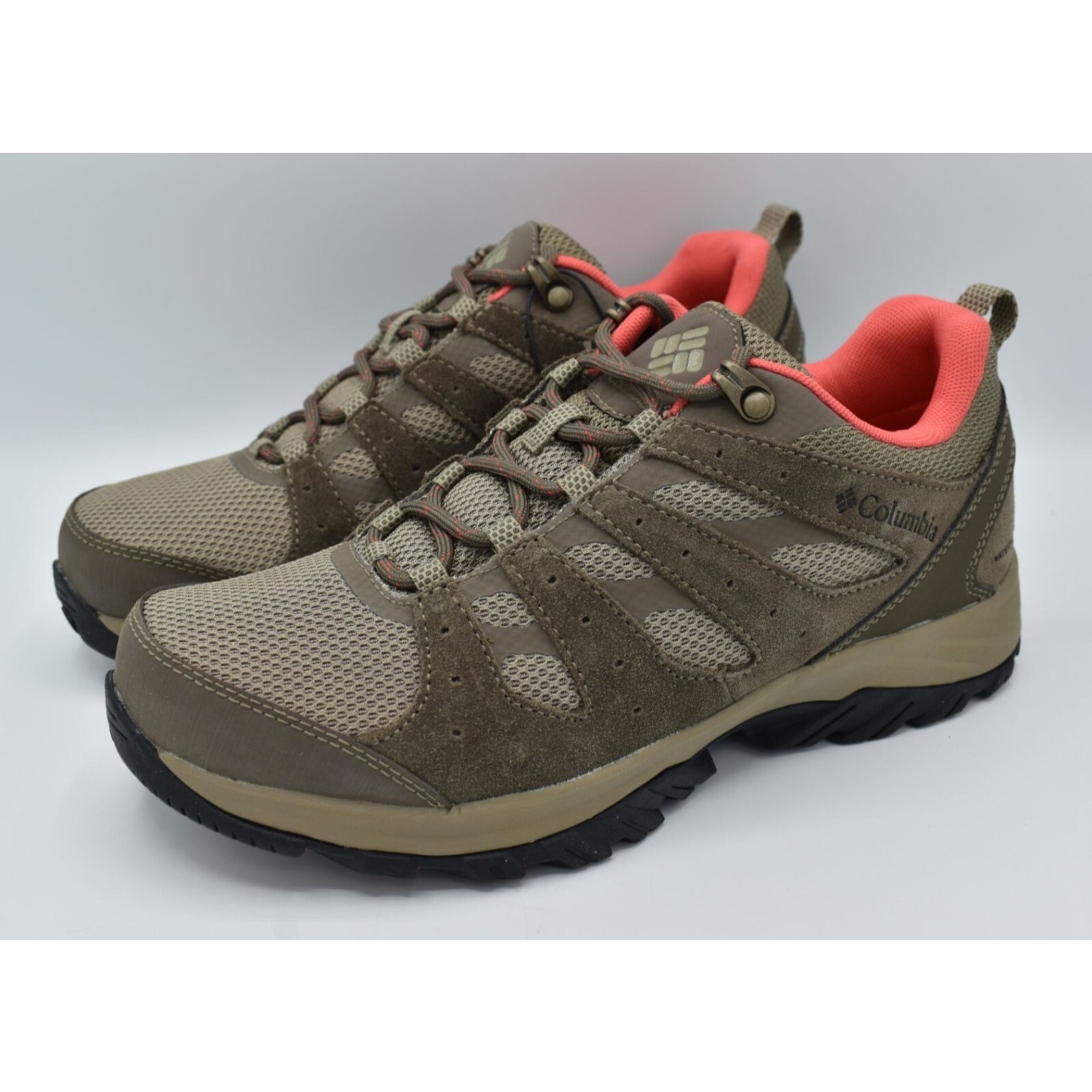 Columbia Womens Size 10 Redmond III Low Waterproof Coral Red Hiking Sneakers thumbnail 3