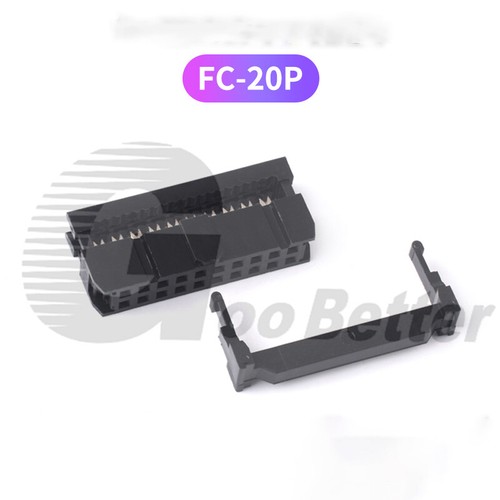 IDC Cable Mounting Plug Socket Connector 2.54mm Pitch Ribbon Cable 6 to 40 Ways - Picture 15 of 19