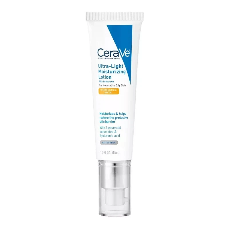 CeraVe Loción Hidratante UltraLigera FPS 30 50ml Piel Normal a Grasa Para Rostro Foto 2 de 3