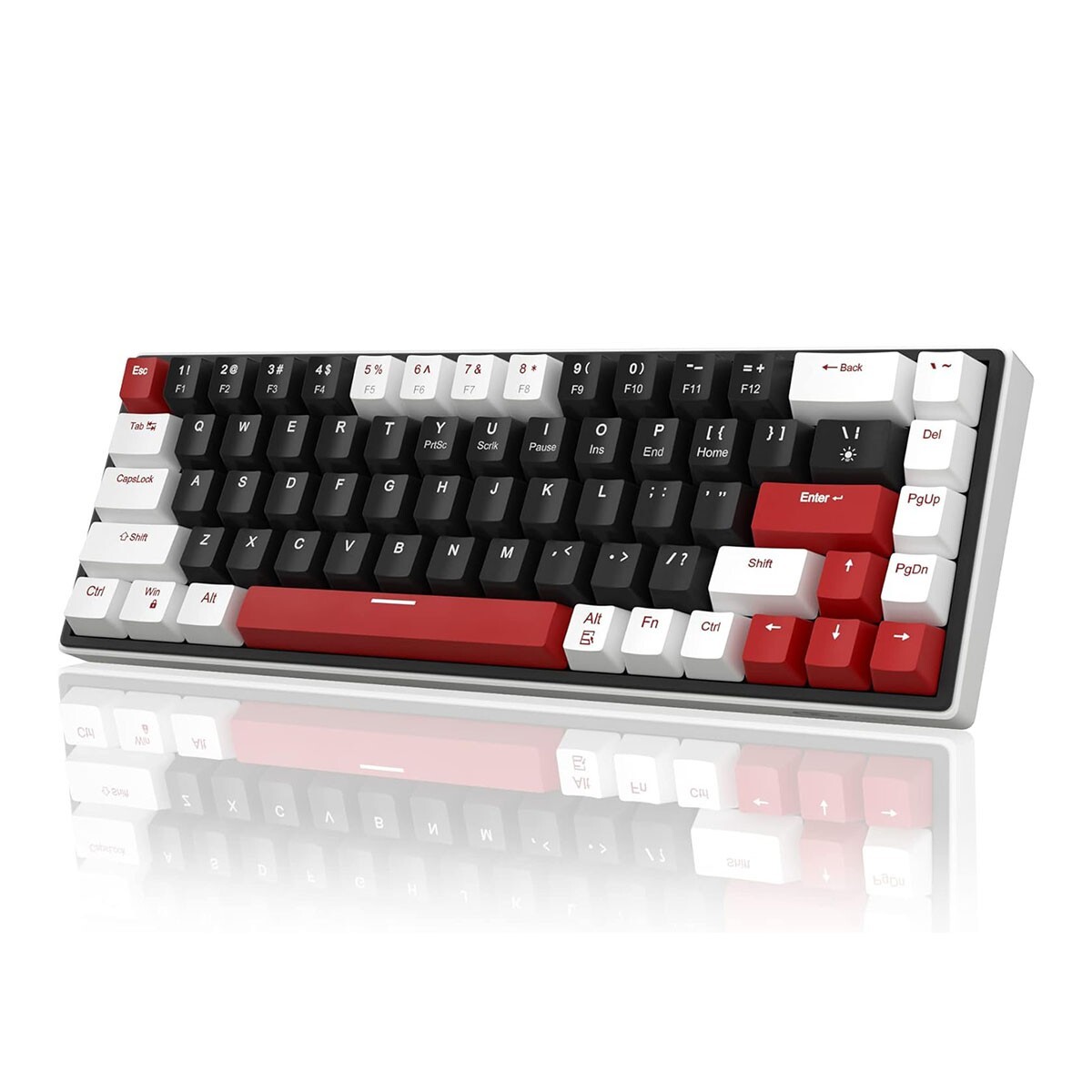 MageGee Red Switch 60% Mechanical Gaming Keyboard, Hot-Swappable