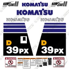 Fits Komatsu D39PX-21 Decal Kit Dozer Sticker Replacements 