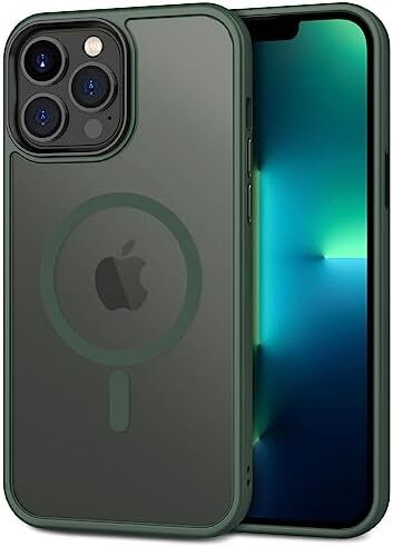 Magnetic Case for iPhone 13 Pro 6.1 inch-Compatible with MagSafe & Magnetic Car