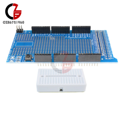 ProtoShield V3 + Mini Breadboard Shield For Arduino Mega - Prototyping Kit