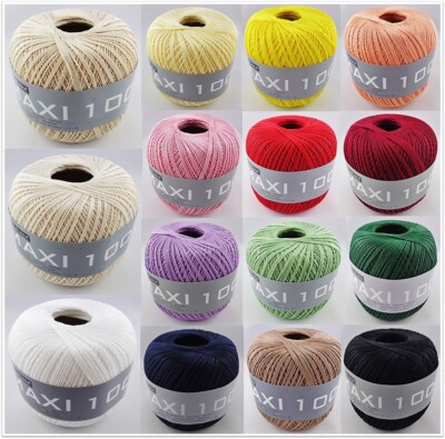 100g BellaLana Maxi 100 Filethäkelgarn Baumwolle Stricken Häkeln GP 49,90 /1kg