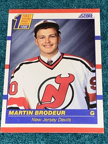 1990 SCORE #439 MARTIN BRODEUR ROOKIE CARD NEAR MINT