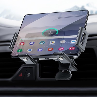 OATSBASF Wireless Car Charger, 15W Qi Fast Charging, Auto Clamping Car Phone ...