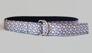 D-ring printed belt handmade NEW DESIGN Belt for toddlers Pac Man hook and loop