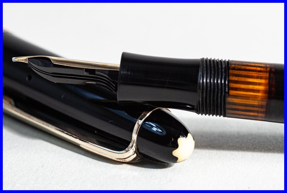 1960 top MONTBLANC MEISTERSTÜCK 144 KOLBEN FÜLLER mit flex B 14K