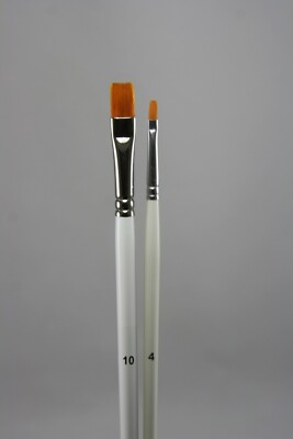 Flat Artist Brush - Acrylic and Oil - Synthetic Bristle - Made in Germany