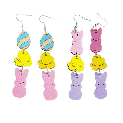 Zarte Osterohrringe Tier hängen Tropfen Ohrringe Osternschmuck Urlaub